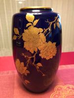 Blau Gold Blumenvase Alboth & Kaiser Echt Scharffeuer Kobalt alt Bayern - Ichenhausen Vorschau