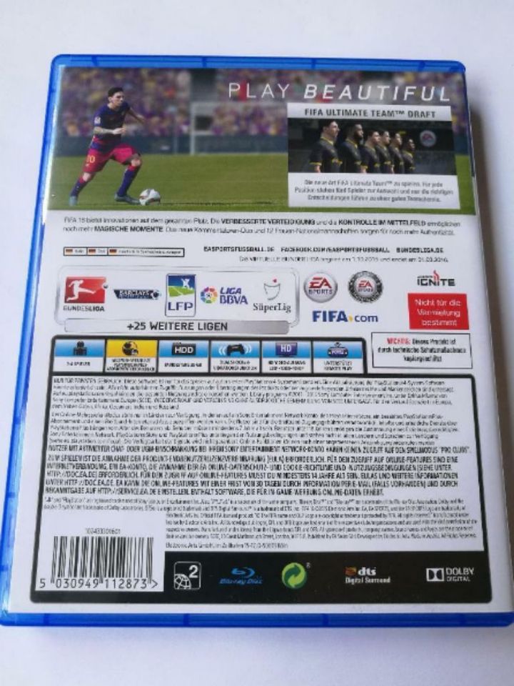 Sony Playstation PS4 Spiel FIFA 16 in Blindheim