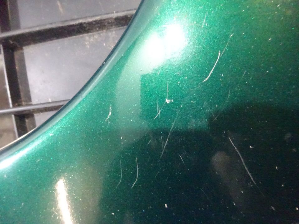 Peugeot 407 Stoßstange Stossstange Stoßfänger vorne grün in Bruchsal