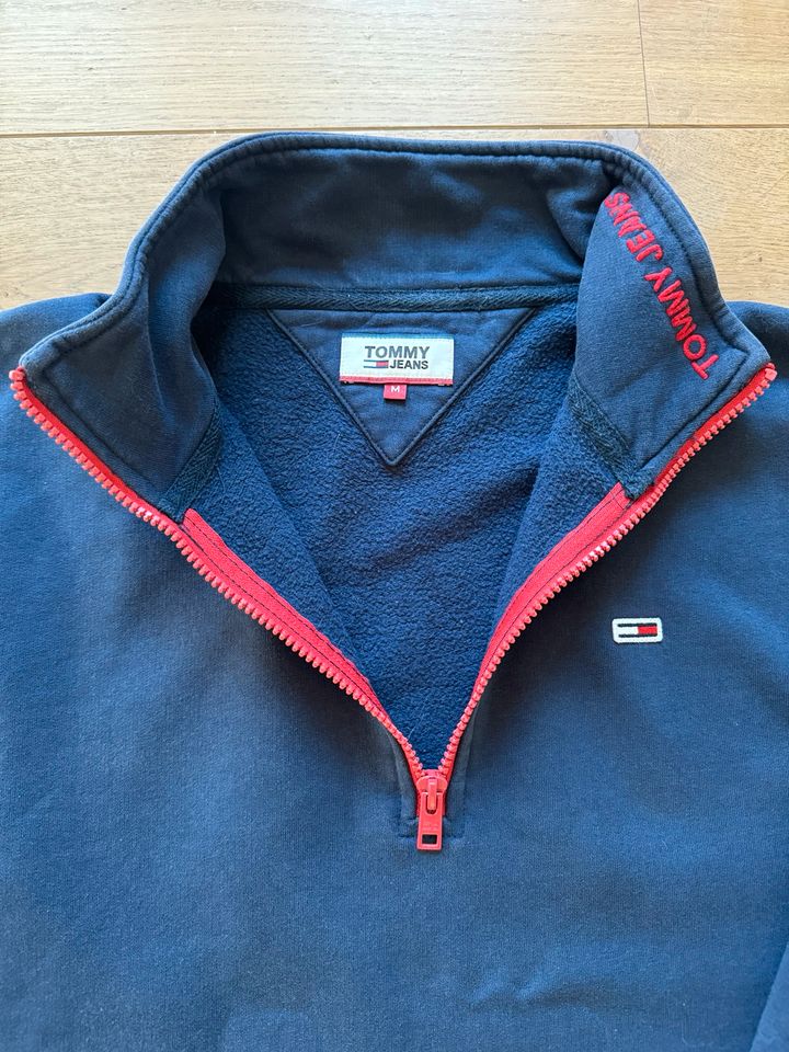 TOMMY HILFIGER PULLOVER blau Gr M in Wöllstein