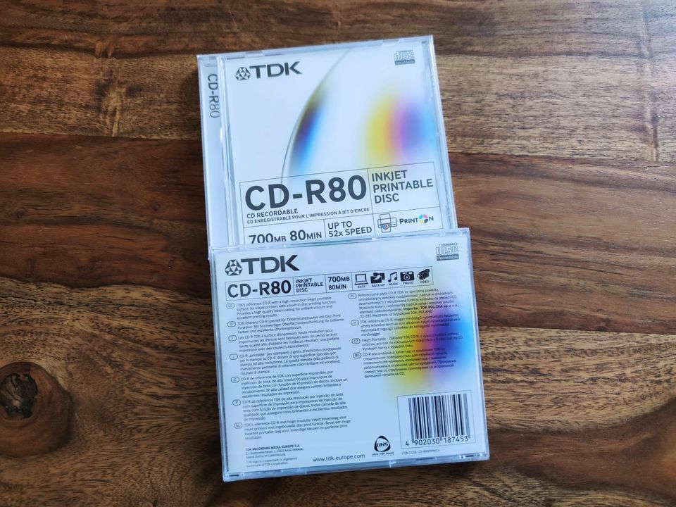 2er Pack CD-R80 von TDK in Niederndodeleben