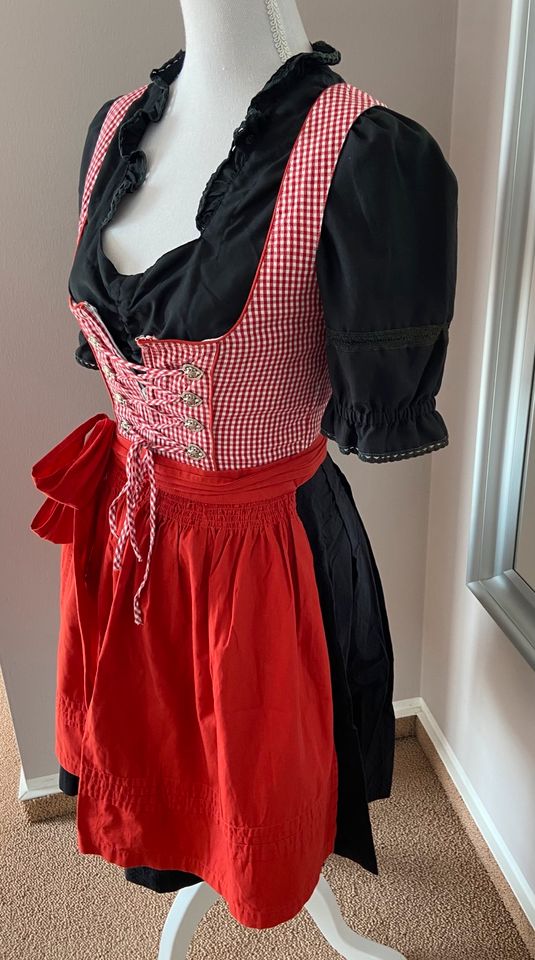 ♥️Dirndl, Bluse und Schürze von David Moore, Größe 34/XS in Hagen am Teutoburger Wald