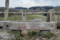 Antiker Granittrog, Steintrog, handgehauenes Einzelstück, Brunnentrog, Granitbrunnen, Gartenbrunnen, alter Futtertrog, Natursteinbrunnen, Steintrog für Garten, Granitwassergrand, antiker Steintrog Bayern - Eppenschlag Vorschau