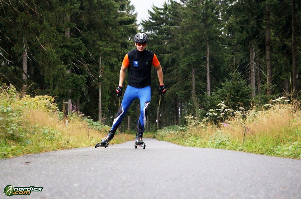 Skiroller / Rollski Camp 2024 Technik, Material, Test mit ÜN + HP in Klingenthal