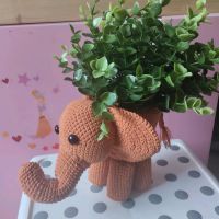 Elefant mit Blumentopf - selbst gemacht Saarbrücken-West - Klarenthal Vorschau