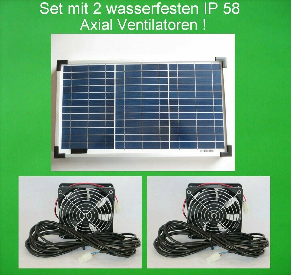 Solarpanel Lüfter Kit, 6 W Solar Panel Fan Kit, Solarventilator