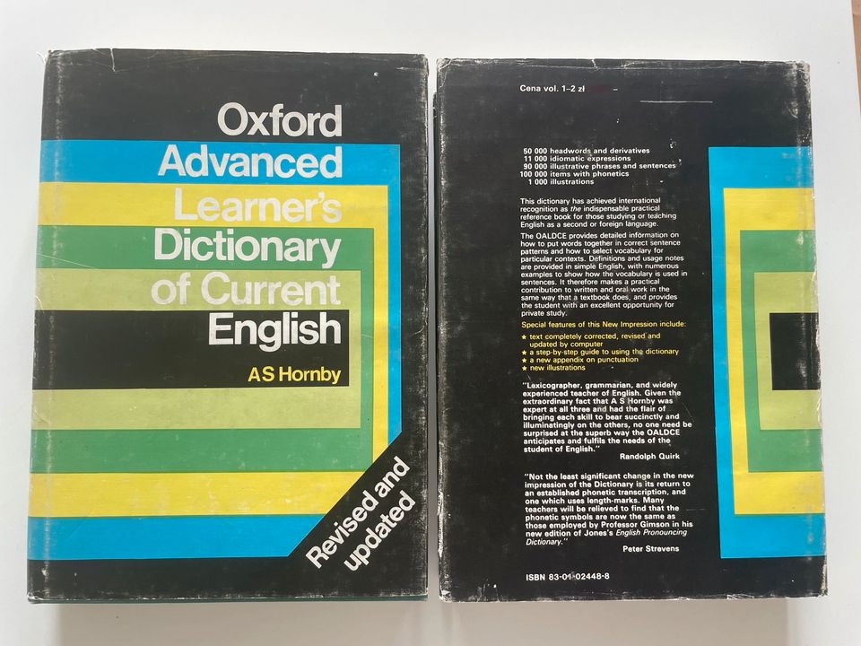 Englisches Wörterbuch Oxford Advanced Learner‘s Dictionary in München
