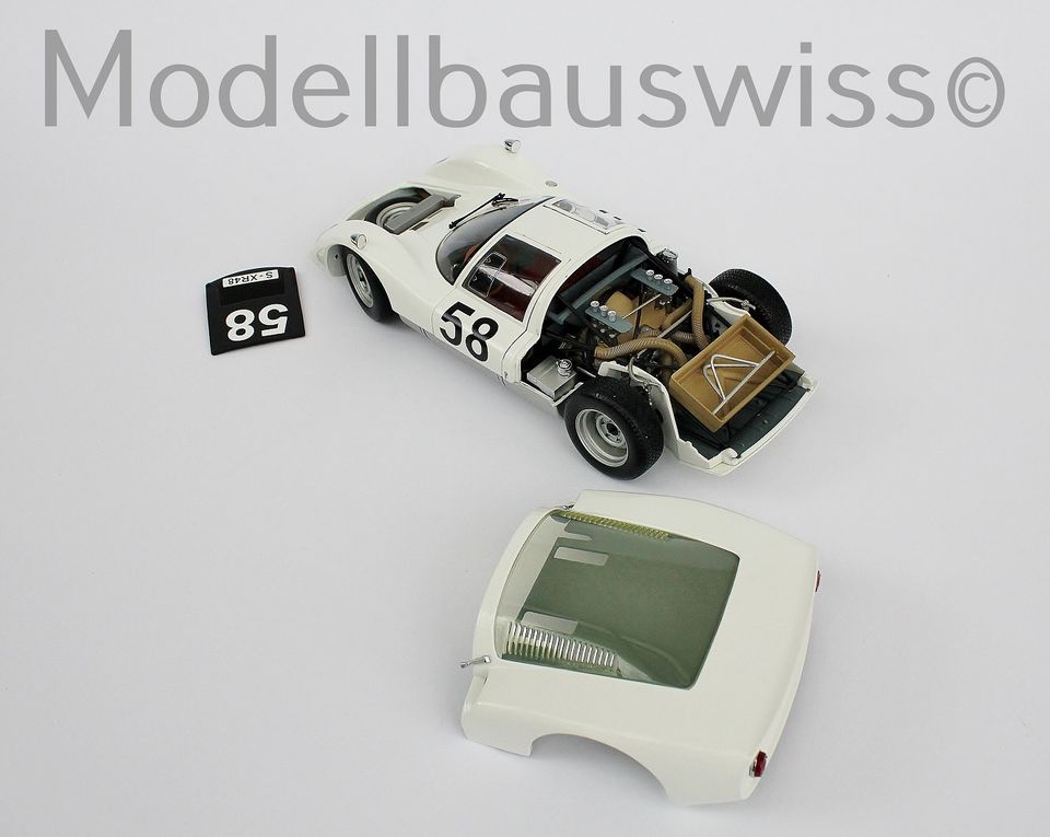 Porsche Carrera 6 906 1965 Weiss 1/18 1zu18 1:18 RAR, OVP in Waldshut-Tiengen