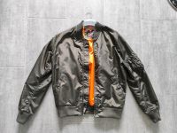 Alpha Industries Bomberjacke (Dark Olive / Orange) - Größe L Bayern - Wald Oberpf. Vorschau