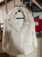 H&M Faux Fur Jacke Beige Größe M Essen - Frillendorf Vorschau