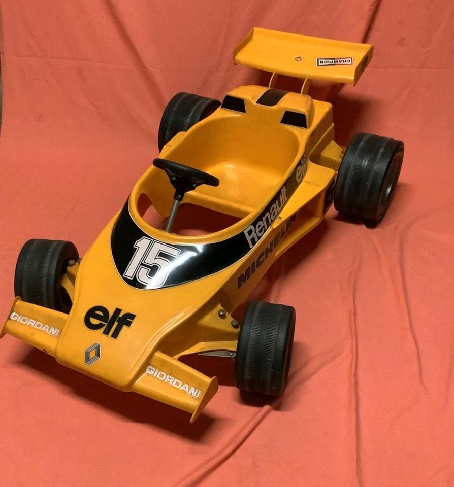 SUCHE Heckflügel für Giordani Tretauto Renault Formel 1 in Greifenstein