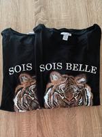 2 T-Shirt mit Tiger Aufdruck XL Bayern - Augsburg Vorschau