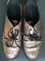 Flache goldene Schuhe von H&M/DIVIDED, Gr. 40 München - Sendling Vorschau