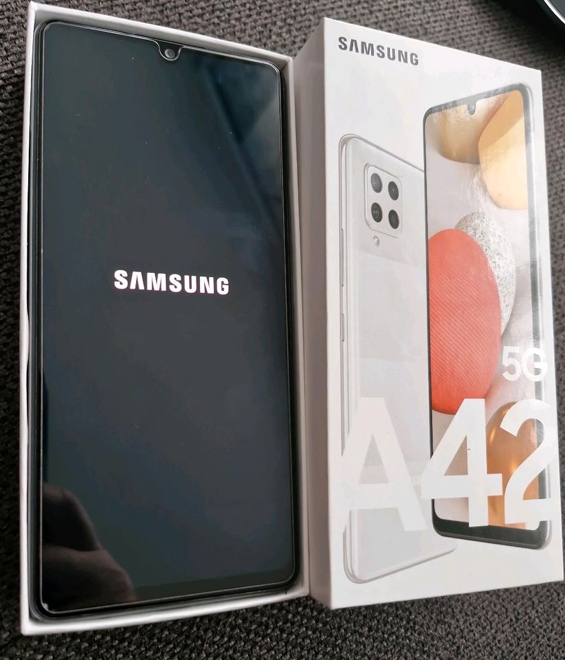 Samsung Galaxy A42 5G (64GB/6GB) in weiß in Grevenbroich