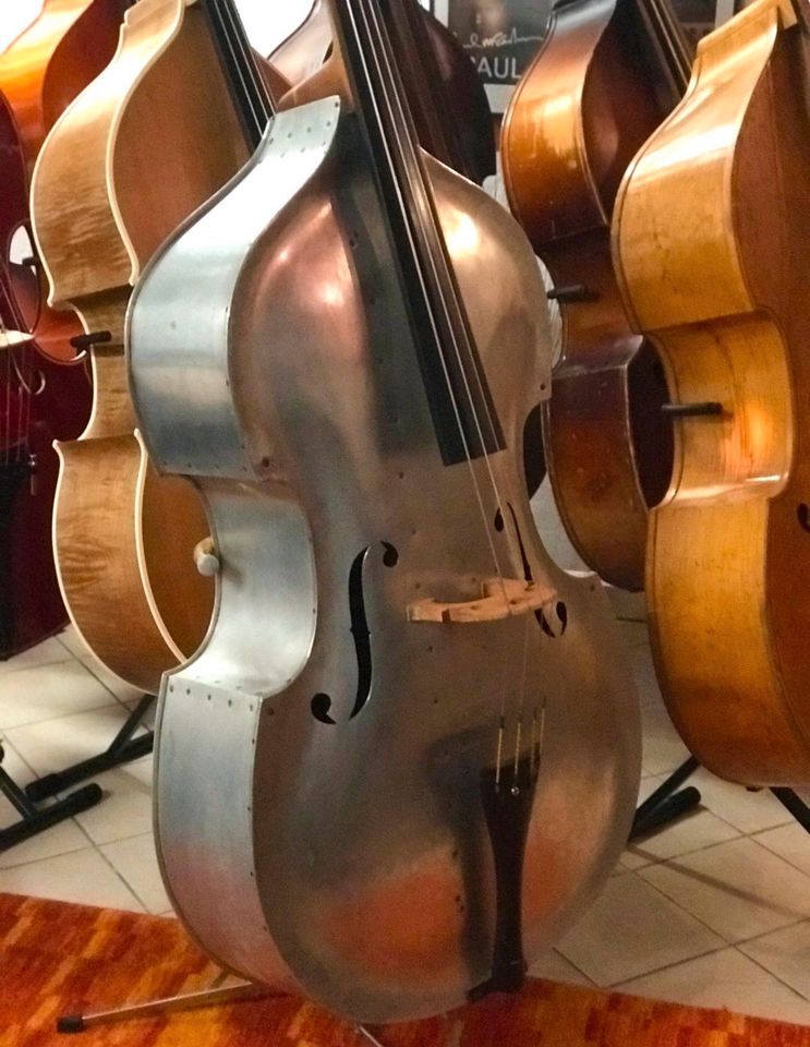 1930 Pfretzschner (Rubner) Aluminium Kontrabass in Essen