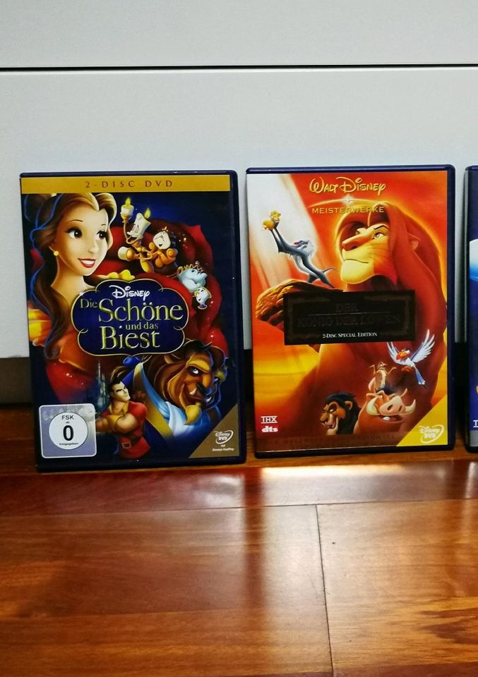 DVD "Die Schöne und das Biest"/"Der König der Löwen" 2er je 6€ in Troisdorf