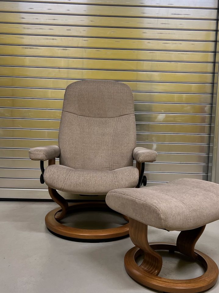 Ekornes Stressless Sessel inkl Hocker. Consul (M) in Ratingen