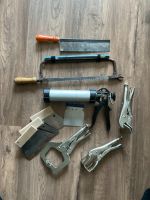 Werkzeugset: Säge Kartuschenpistole Spachtel Gripzangen Sachsen - Delitzsch Vorschau