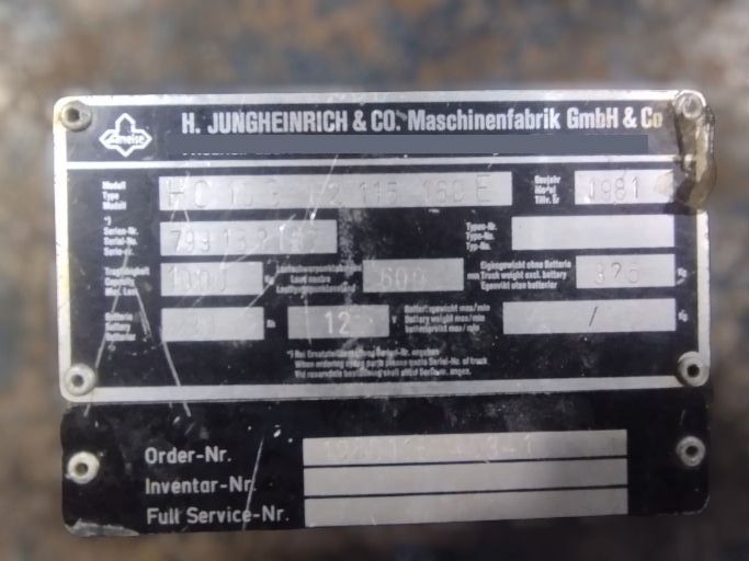 Jungheinrich Ameise semielektrischer Hochhubwagen Stapler 44868 in Dinslaken