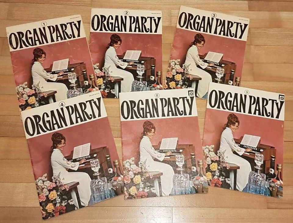 6 Notenhefte - Organ Party für Orgel / Keyboards in Pocking