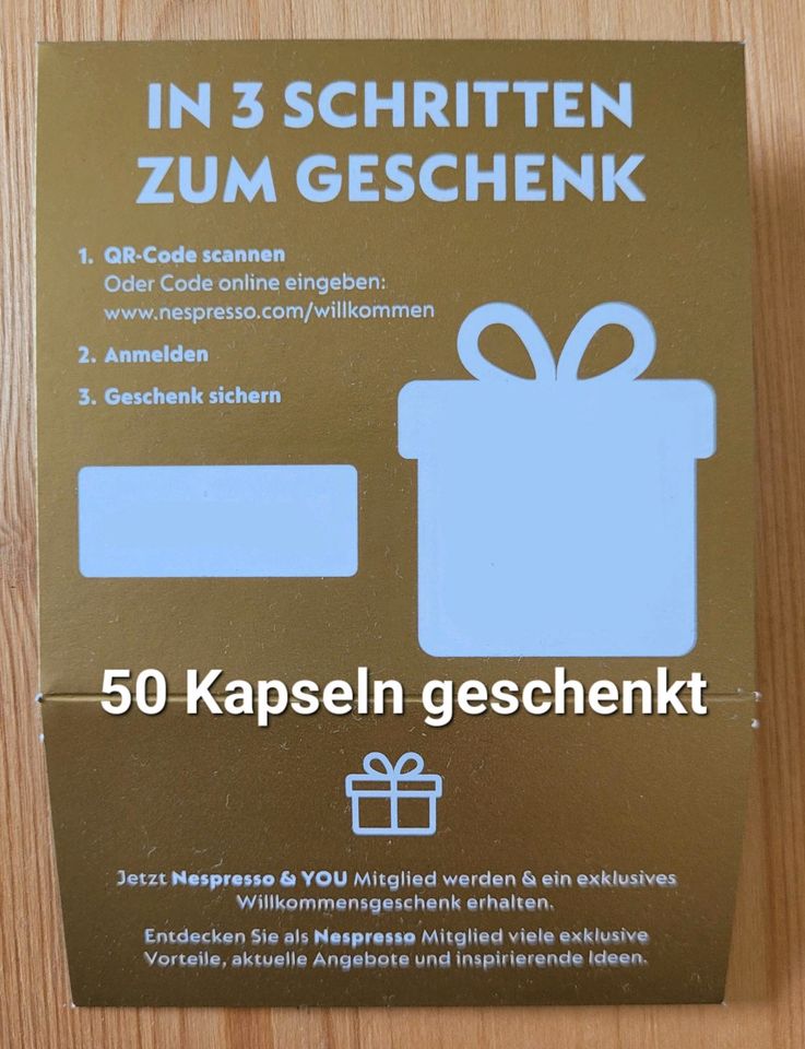 Nespresso Gutschein - 50 Kapseln geschenkt in Hannover