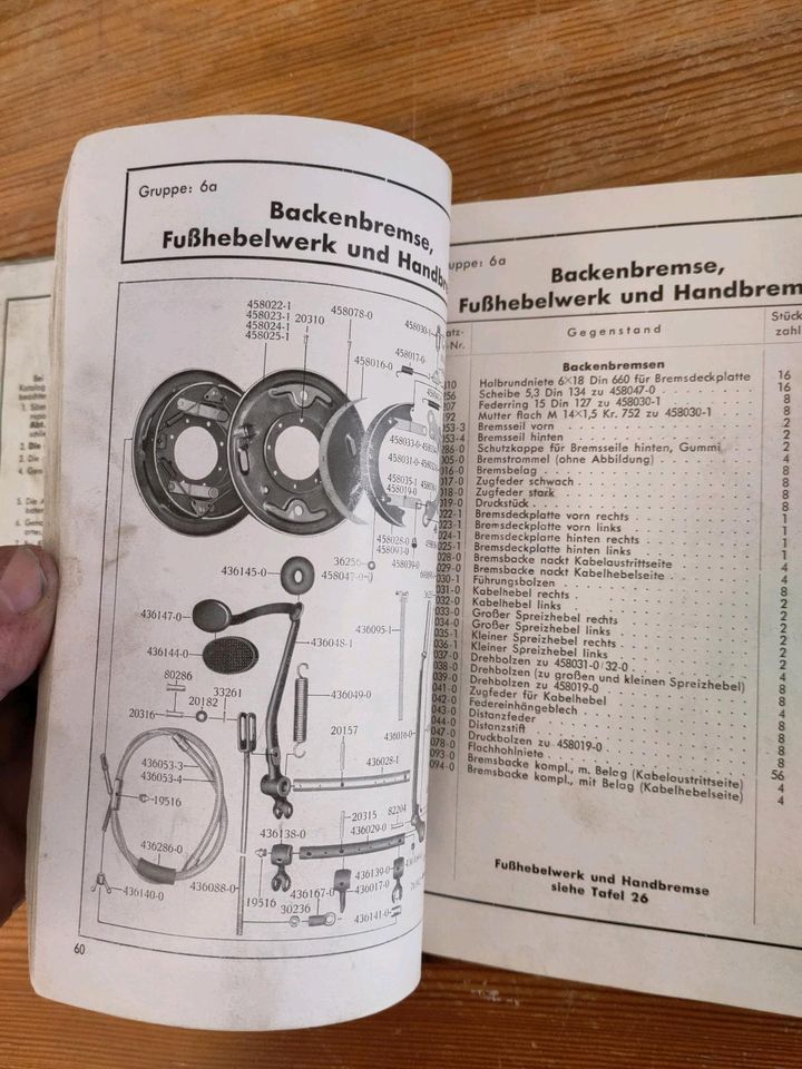 DKW Frontwagen f8 1939 Ersatzteilkatalog 62 in Weißenberg