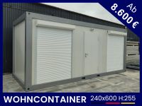 Baucontainer | Wohncontainer | Container | Bürocontainer | Pförtnercontainer | Gartencontainer | Containerhaus | TEILWEISE SOFORT VERFÜGBAR 240x600 Hessen - Kassel Vorschau