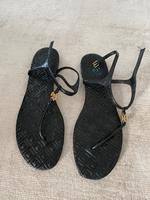Tory Burch Sandalen schwarz Gold 40 Saarbrücken - St Johann Vorschau