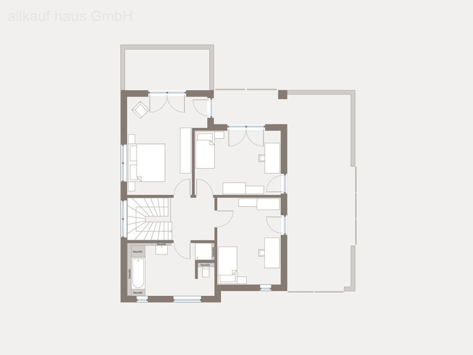 Großzügiges Einfamilienhaus**Technikfertig**inkl. Grundstück*Bodenplatte*Material*KFN/QNG möglich in Flörsbachtal