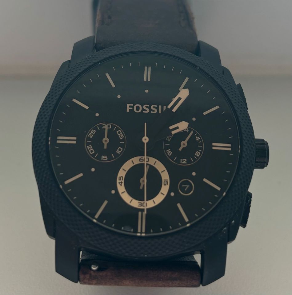 Fossil Chronograph mit braunem Zifferblatt (Abnehmbare Band) in Bad Bramstedt