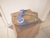 Birkenstock Madrid Sandalen Big Buckle jeansblau-silber Gr. 39 Duisburg - Duisburg-Süd Vorschau
