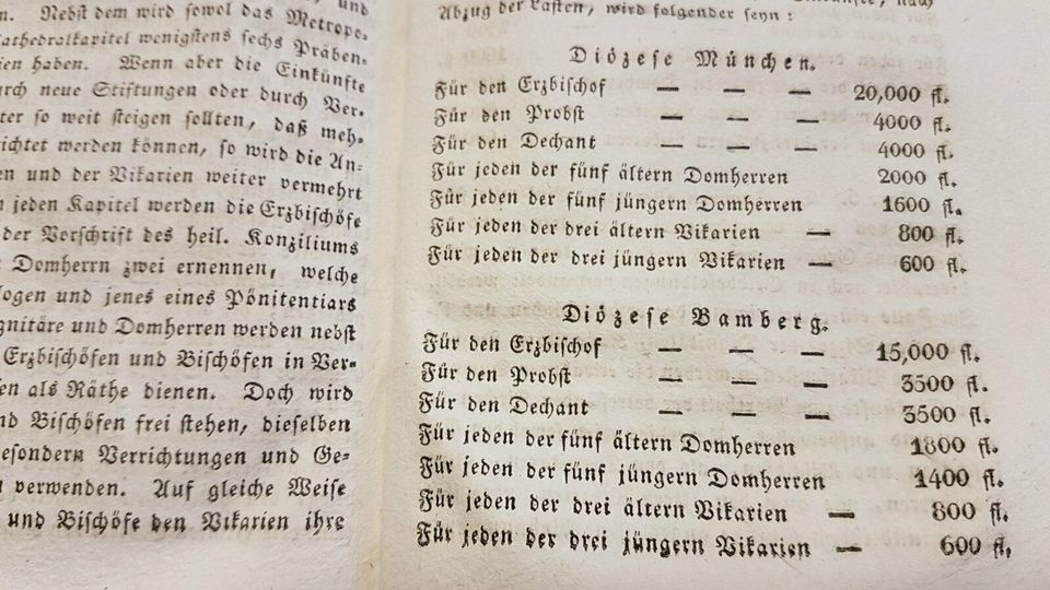 1818 Baiern Königreich Konkordat Buch Papst Pius König Franz Jose in Nürnberg (Mittelfr)