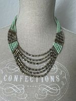 NEU- tolle Statementkette, mint, silber, gold, Modeschmuck Nordrhein-Westfalen - Meerbusch Vorschau