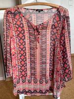 More & More Bluse Tunika Gr. 42 Chiffon rot blau Niedersachsen - Duderstadt Vorschau