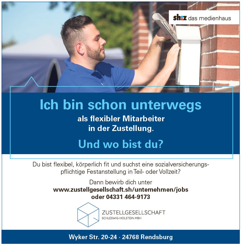 Springer-Zusteller (m/w/d) Zeitung Briefe in Jarplund 13€/Std in Jarplund