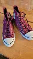 Converse All Stars lila glitzer Niedersachsen - Westerholt Vorschau