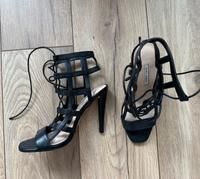 Zara Pumps High heels 39 schwarz Schnüre Wiesbaden - Mainz-Kastel Vorschau