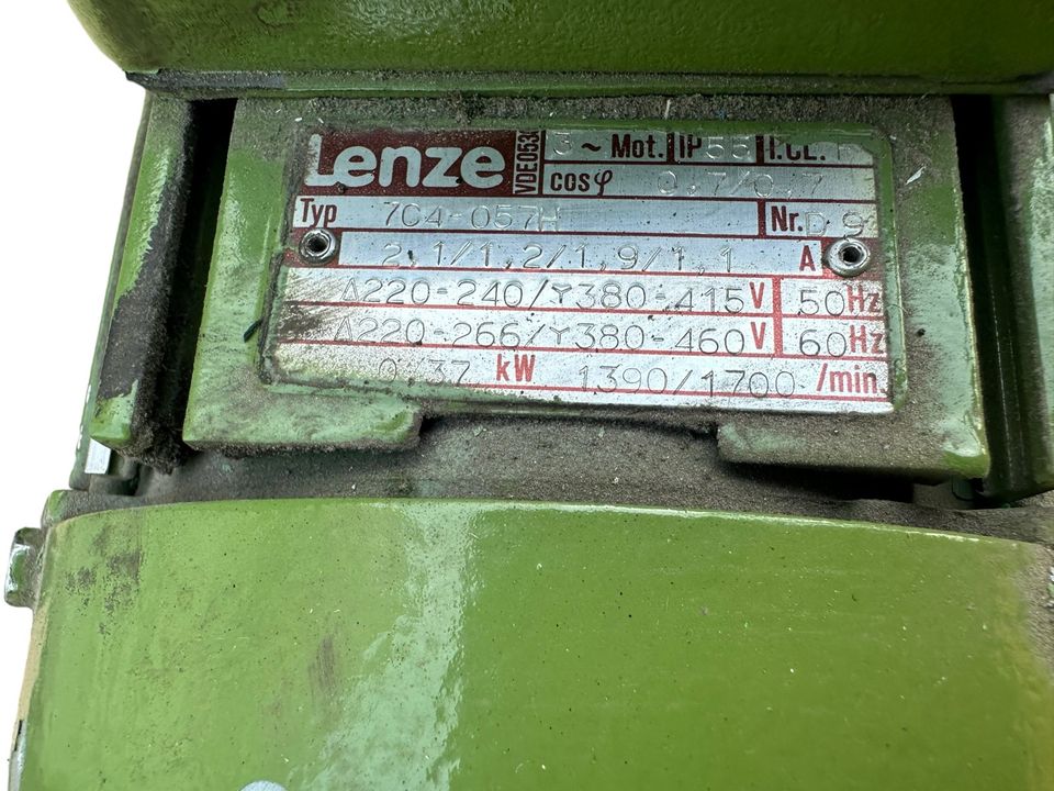 Getriebemotor, Verstellgetriebe, Lenze, 0,37 KW, 7C4-057H, in Fulda