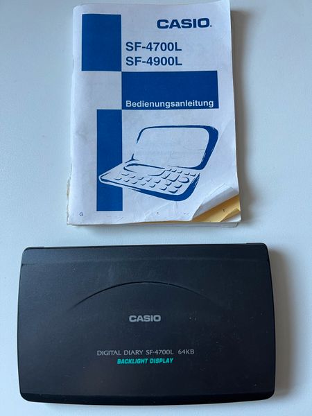 Casio Digital Diary SF 4700C, 64 KB in Nordrhein-Westfalen -  Mönchengladbach | eBay Kleinanzeigen ist jetzt Kleinanzeigen