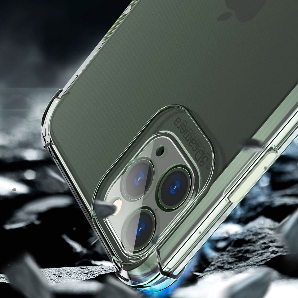 Hülle iPhone 11 Pro Max XR XS 8 7 Plus Mini Clear Silikon Case Durchsichtig TPU Handyhülle mit Kameraschutz Transparent Apple in Quarnbek