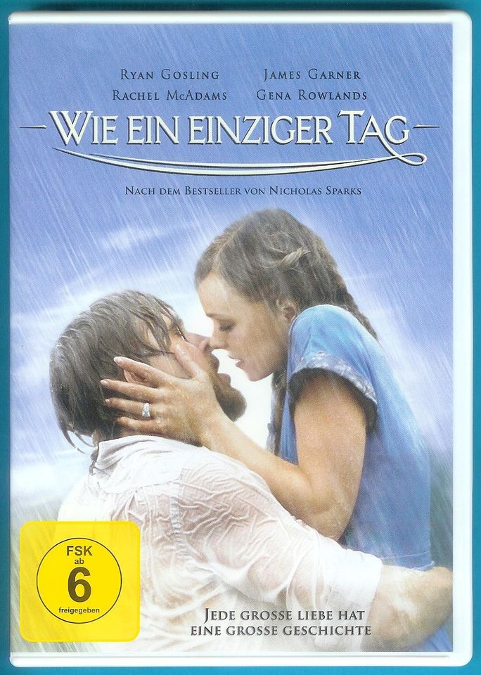 Wie ein einziger Tag DVD Ryan Gosling, Rachel McAdams NEUWERTIG in Löningen
