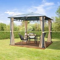 Gartenpavillon 3x3m Gartenzelt Pavillon Partyzelt Hardtop Alu Schleswig-Holstein - Norderstedt Vorschau