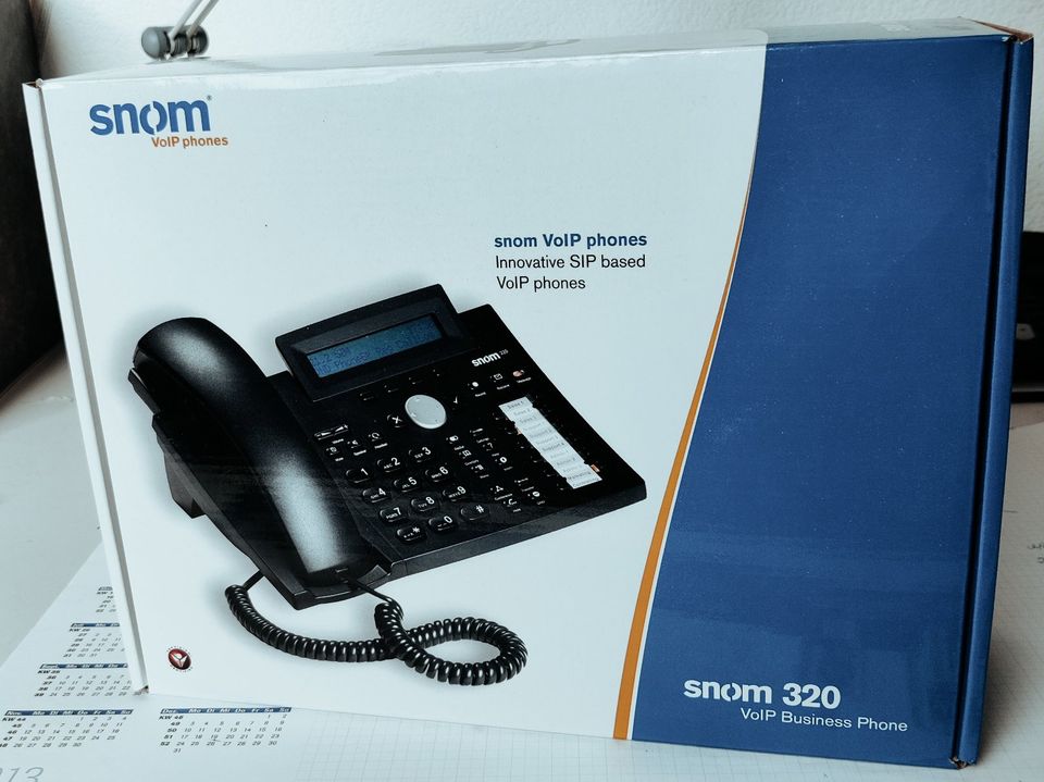 VoIP-Business Telefon, Snom 320; Mit Netzteil !!  Neu, unbenutzt in Lichtenau