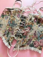 Vintage Corsage mit Schnürung Bayern - Stein Vorschau
