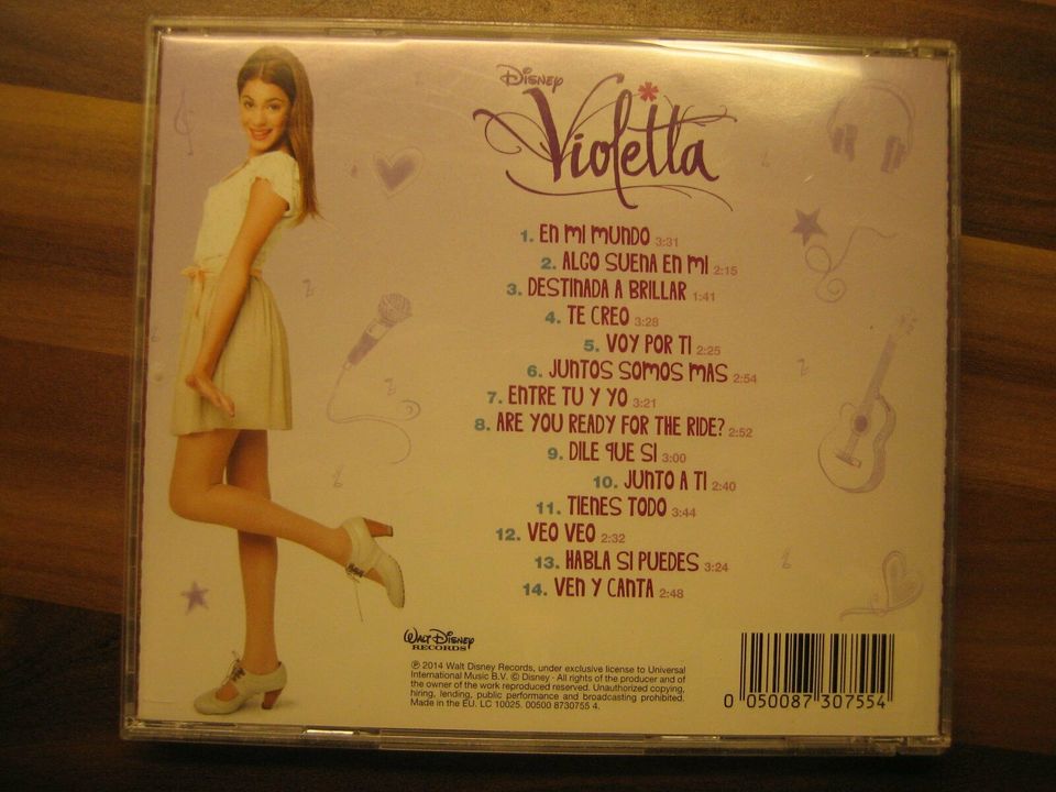 CD Disney Violetta TOP* in Trassenheide