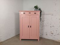 Vintage Holzschrank Rosa Shabby Chic 60er 70er Kleiderschrank DDR Berlin - Lichtenberg Vorschau