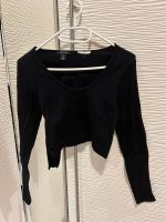 Schwarzer Crop Pullover/ Sweatshirt in Größe M Sachsen - Wurzen Vorschau