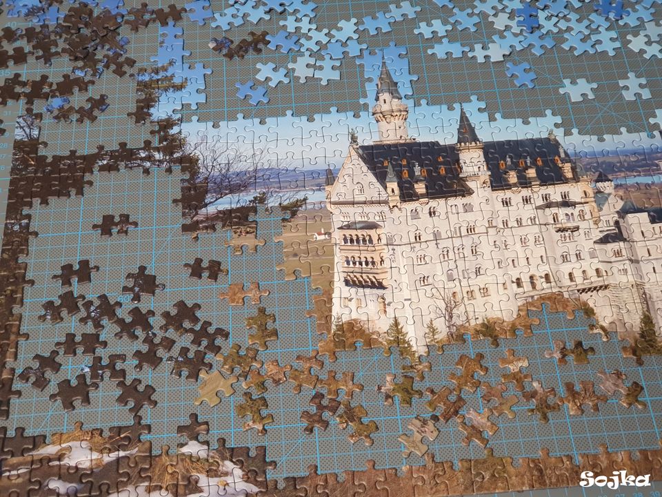 Puzzle 1000 Teile "Neuschwanstein in Early Spring" in Bassum