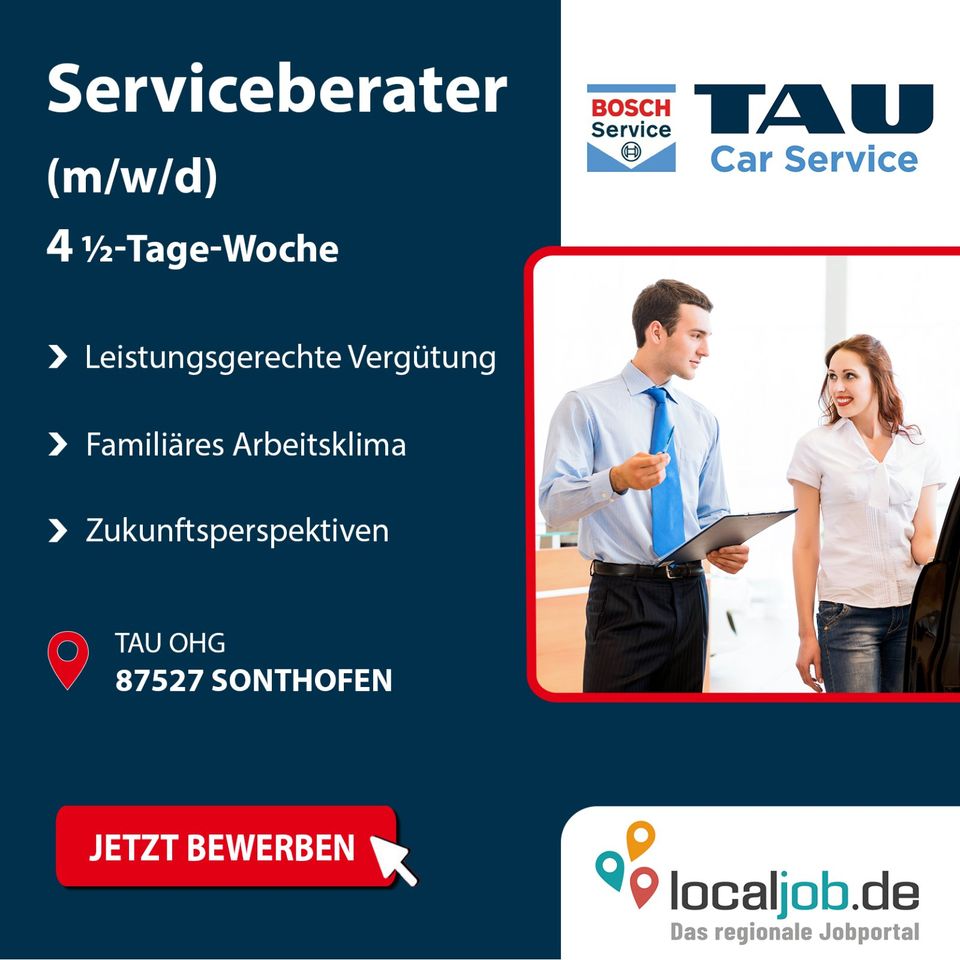 Serviceberater (m/w/d) in Sonthofen gesucht! www.localjob.de in Sonthofen