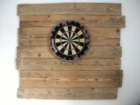 Alte Bretter gebürstet 125x112cm Dartboard Surround Backboard Niedersachsen - Wolfsburg Vorschau